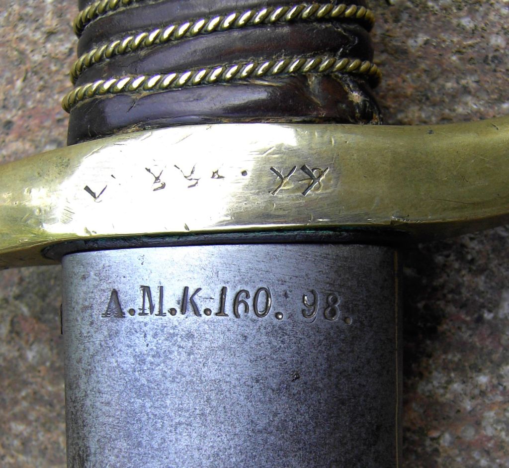 Preußen, Artilleriesäbel, ex frz. Fahrkanoniersäbel 1829, Beute aus 1870/71