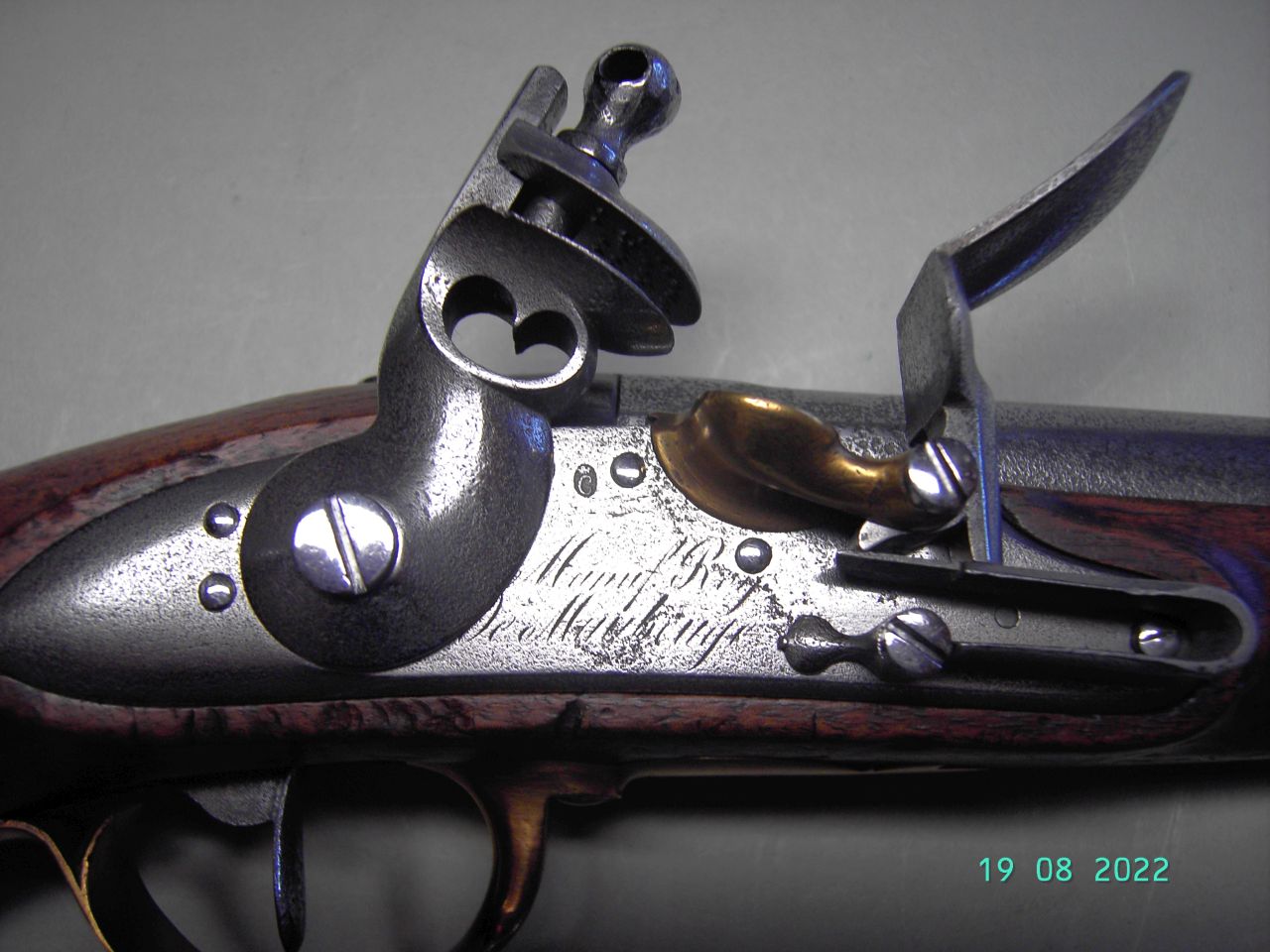 Frankreich, Pistole der Gardes du Corps, 2. Modell für die Offiziere der Garde ab 1816