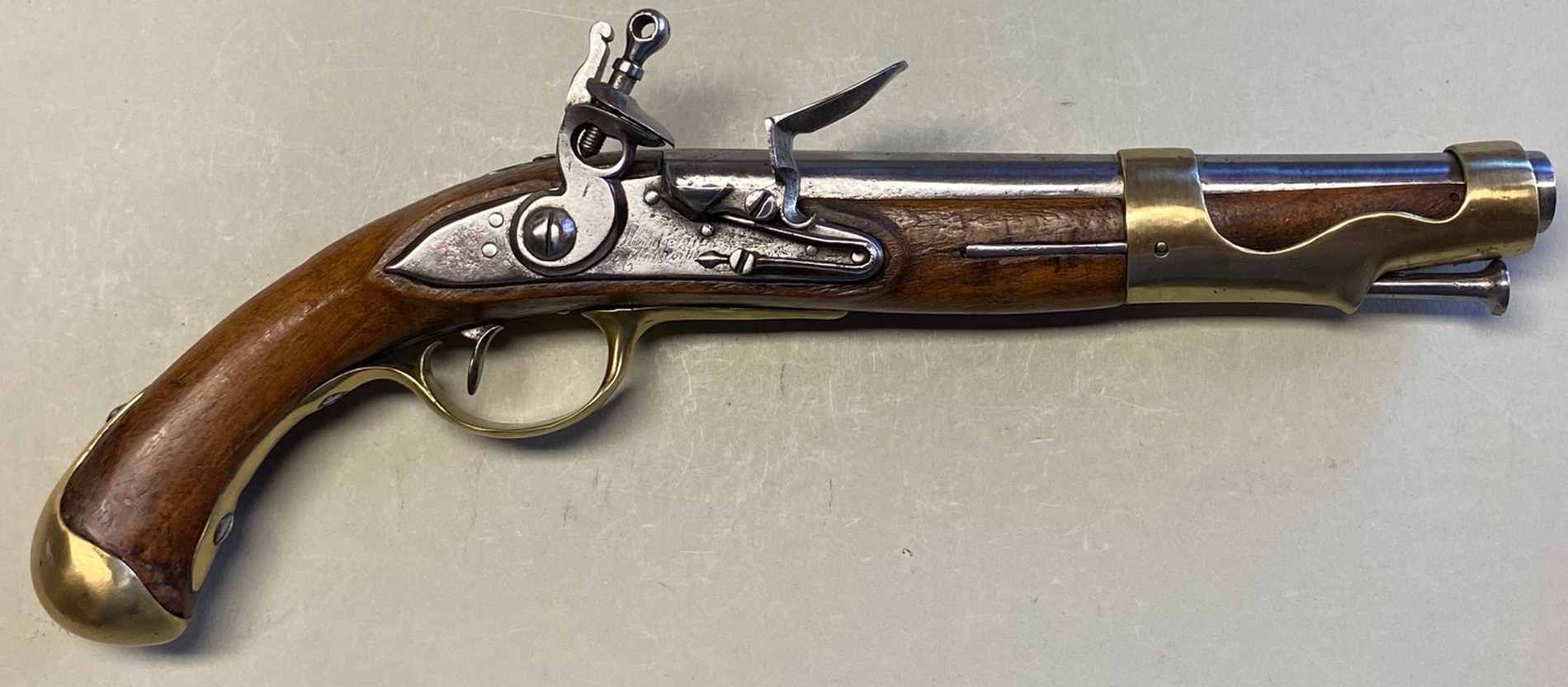 Frankreich, Kavallerie- und Dragonerpistole 1763/66 Fertigung Charleville