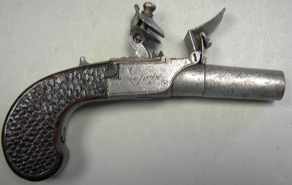 Boxlocktaschenpistole von Lepage in Paris um 1810