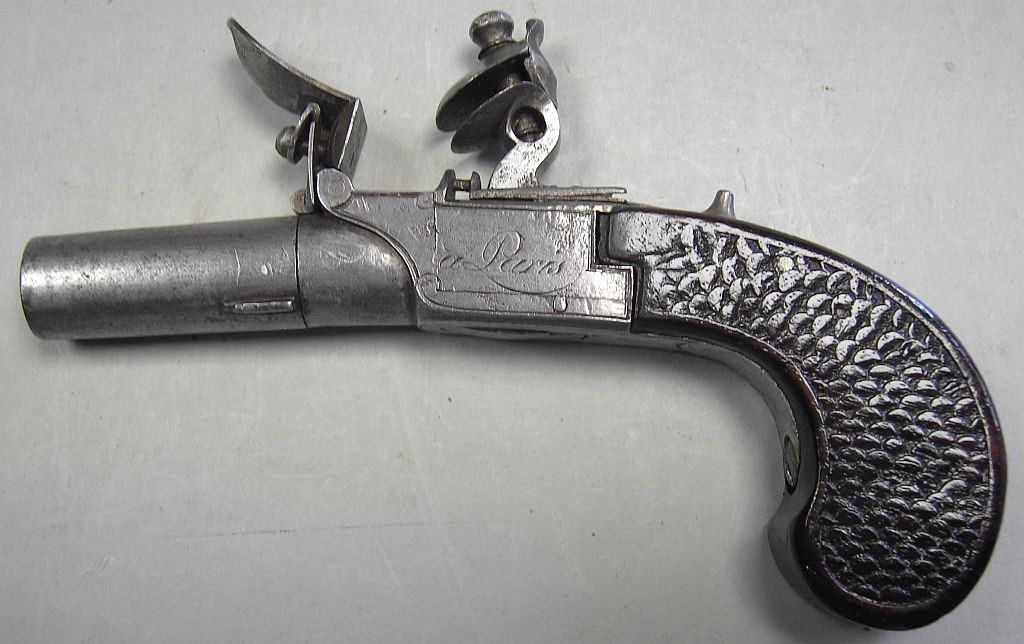 Boxlocktaschenpistole von Lepage in Paris um 1810