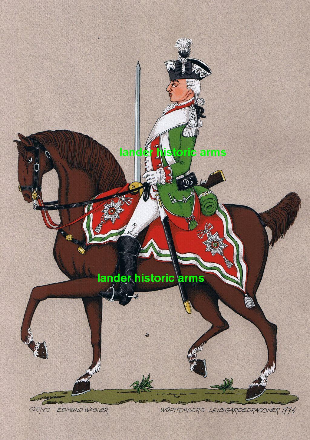 Württemberg, Leib-Gardedragoner 1776